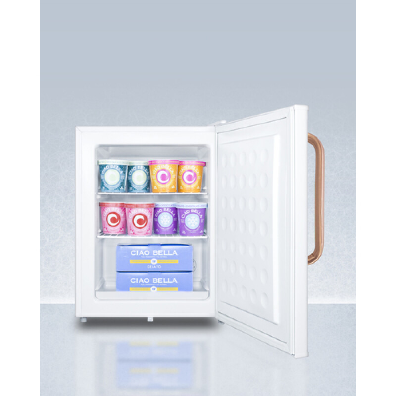 Compact All-Freezer with Antimicrobial Pure Copper Handle FS30LTBC