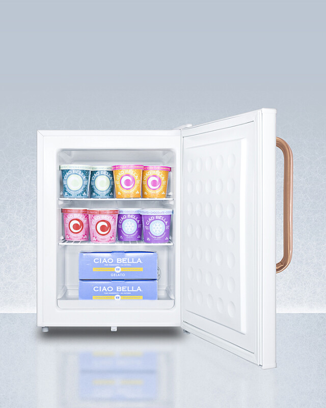 Compact All-Freezer with Antimicrobial Pure Copper Handle FS30LTBC