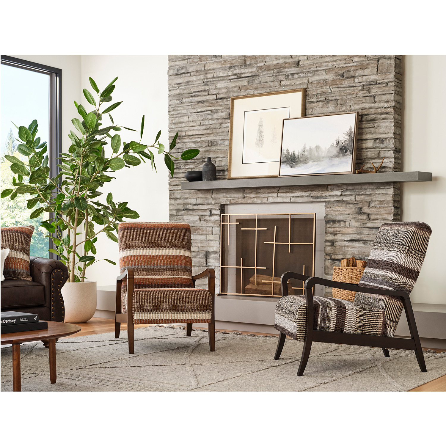 Rybe - Modern Accent Chair - Dark Walnut - FS3100DWS FS3100DWS