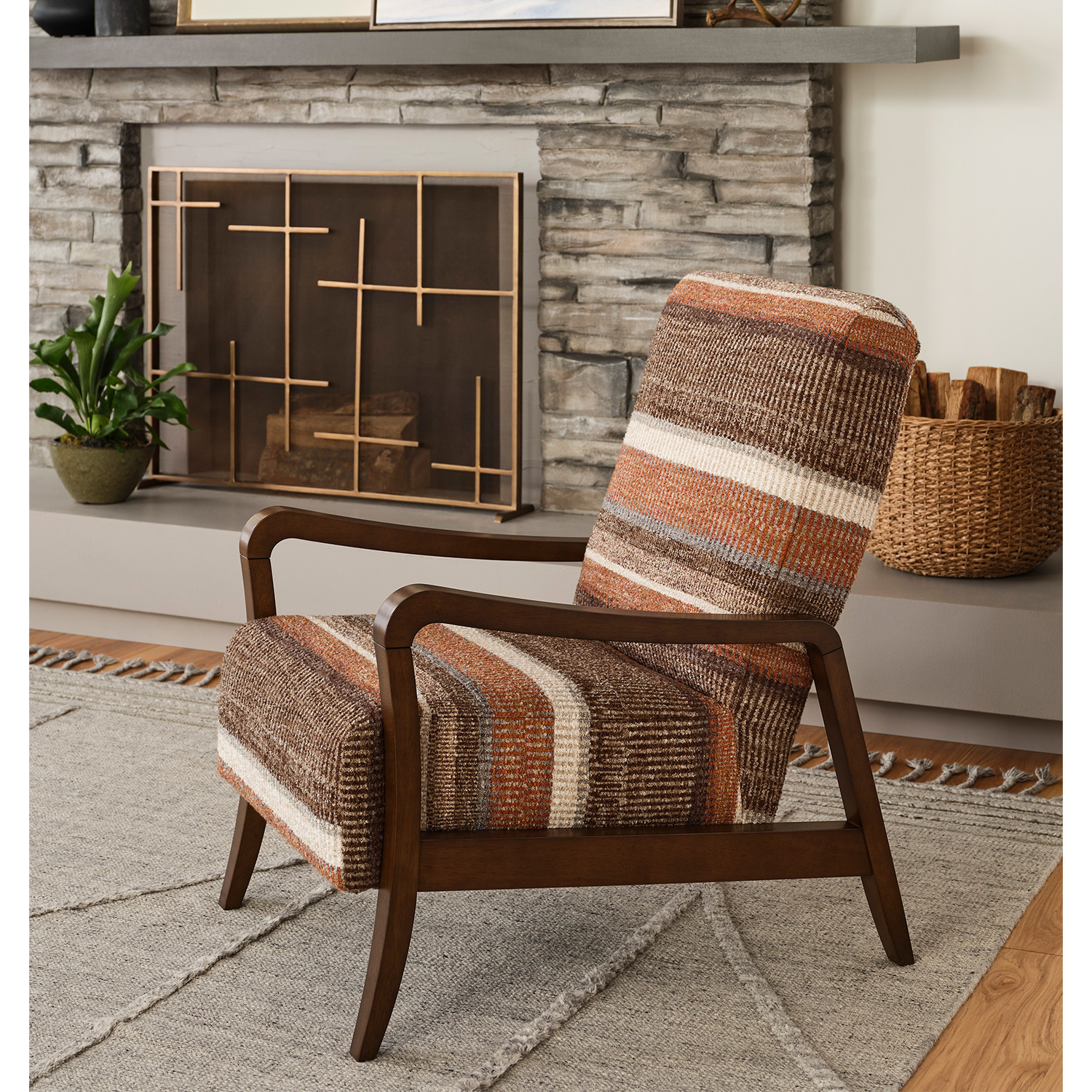 Rybe - Modern Accent Chair - Espresso - FS3100ES FS3100ES