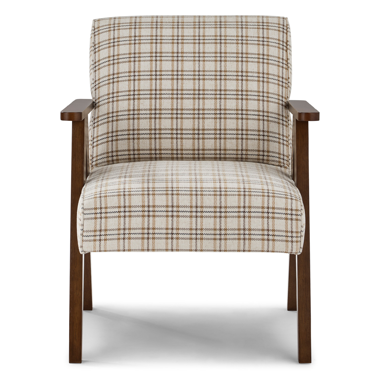 Bayden - Modern Sawhorse Accent Chair - Dark Walnut - FS3180DWP FS3180DWP