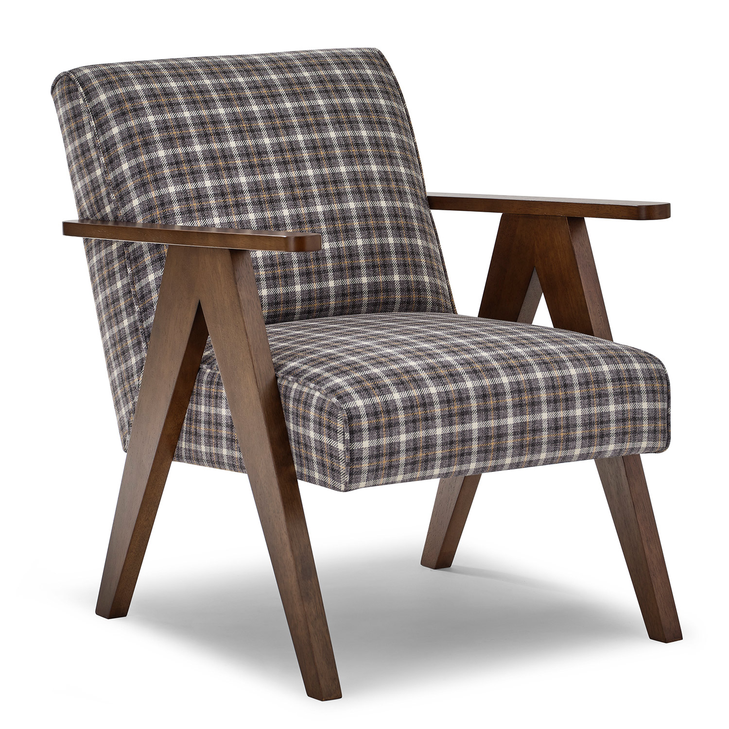 Bayden - Modern Sawhorse Accent Chair - Espresso - FS3180EP FS3180EP
