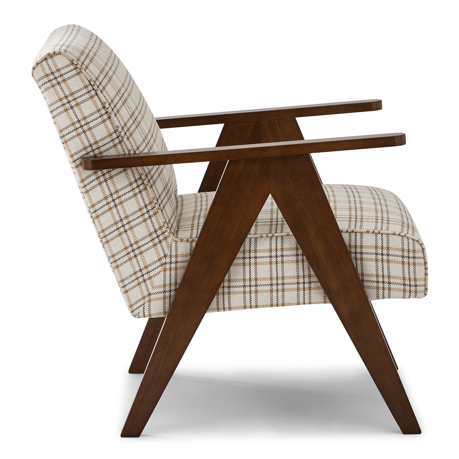 Bayden - Modern Sawhorse Accent Chair - Espresso - FS3180EP FS3180EP