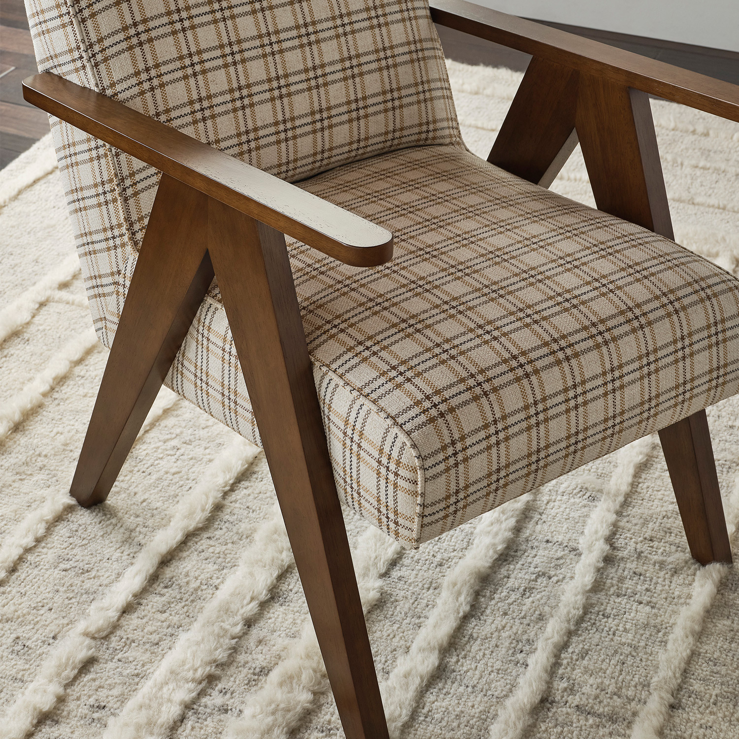 Bayden - Modern Sawhorse Accent Chair - Espresso - FS3180EP FS3180EP