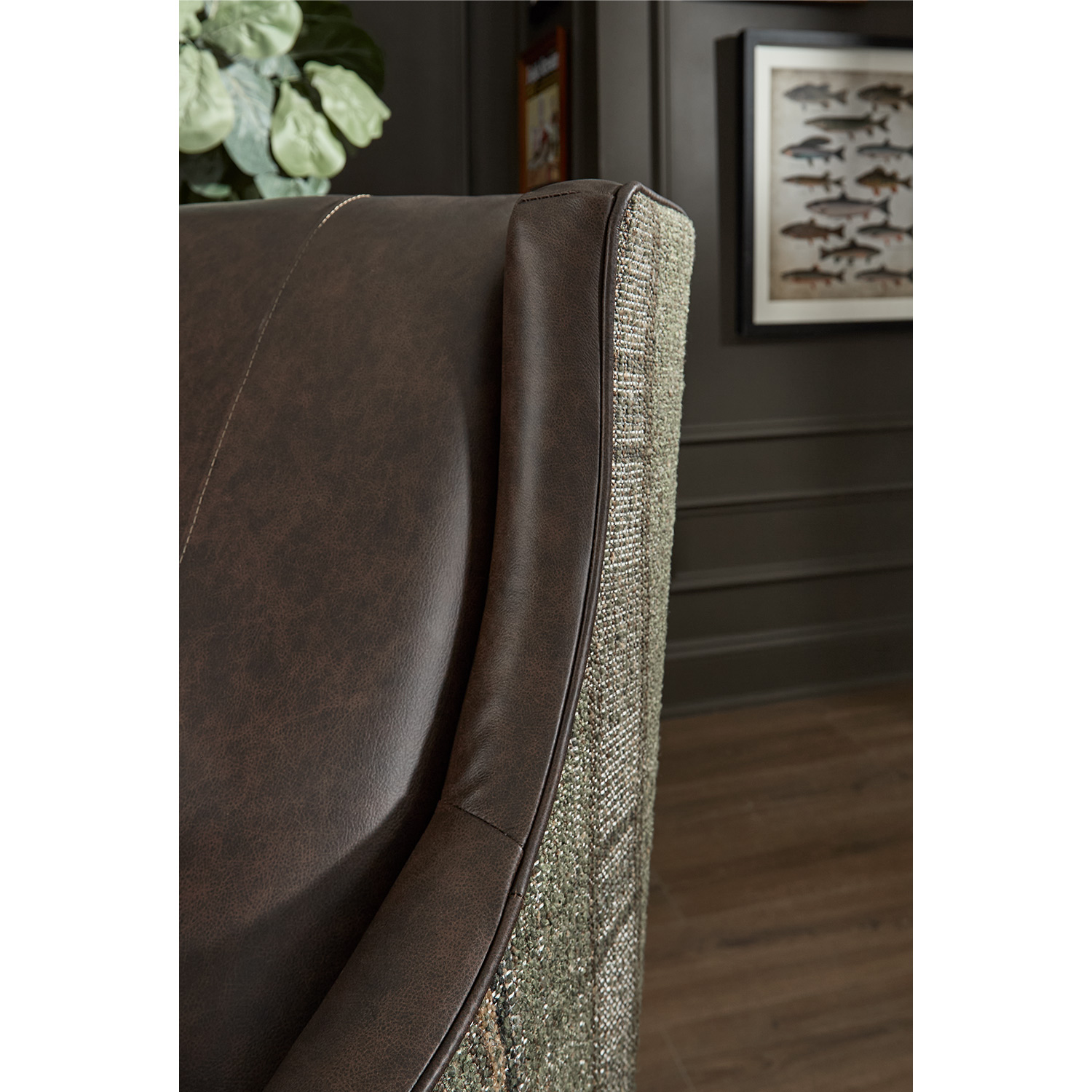 Keatling - Stately Accent Chair - Dark Walnut - FS4130DWLFP FS4130DWLFP