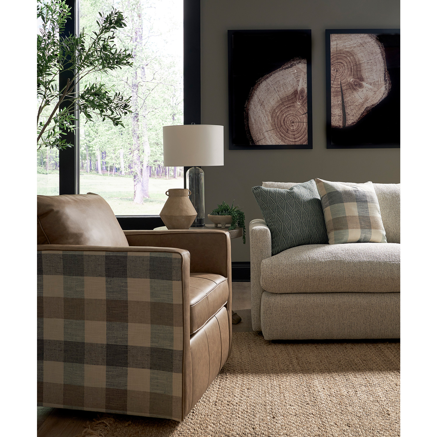 Rumord - Expansive 93" Silhouette Featuring Down-feather Blend Hybrid Cushions - FSS60 FSS60