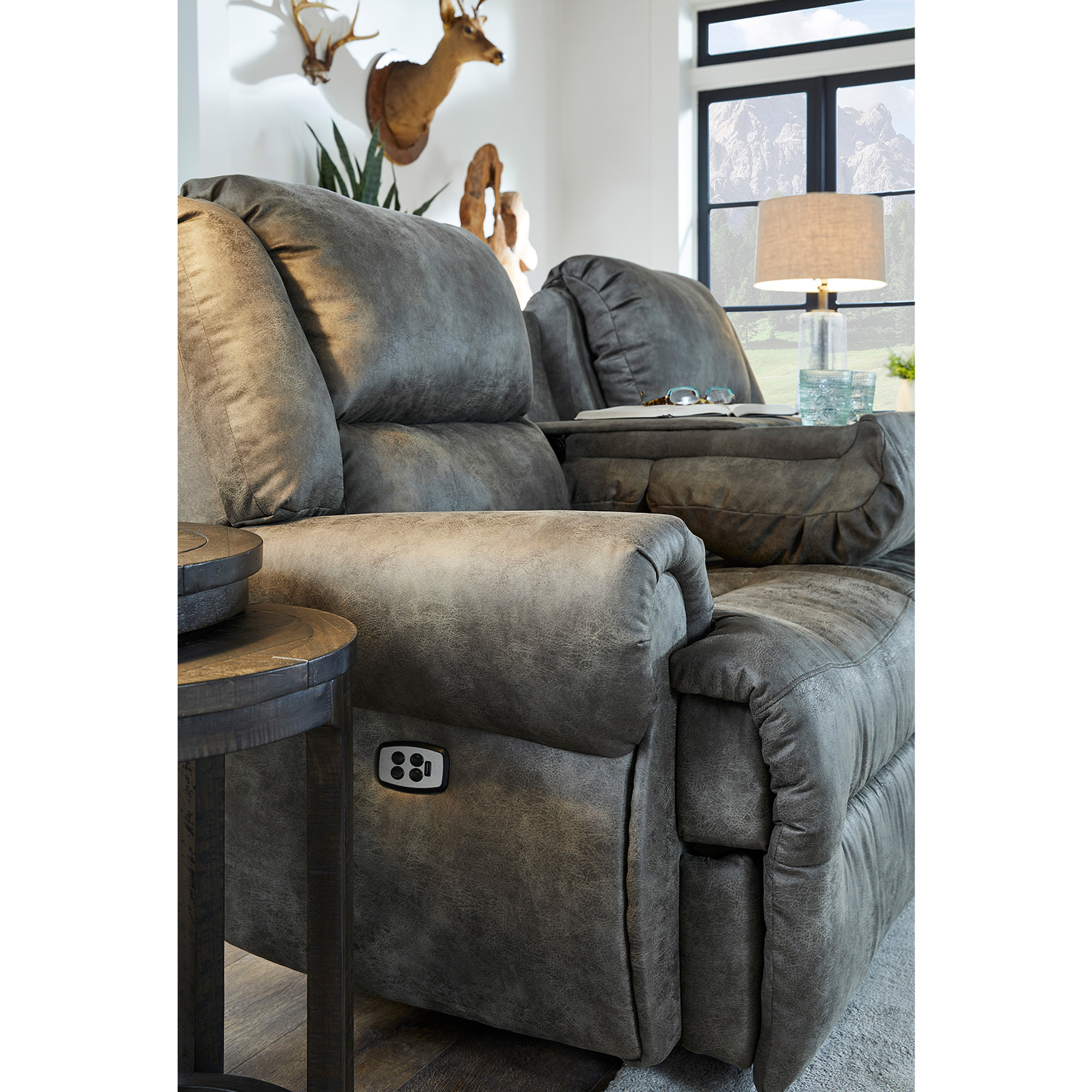 Genet - Dual Reclining Sofa With Drop Down Tray - FSS960RA4 FSS960RA4