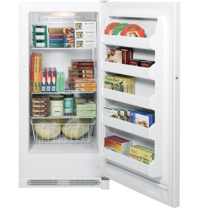 13.8 Cu. Ft. Frost-Free Upright Freezer FUF14DHRWW, product image 2 of 5