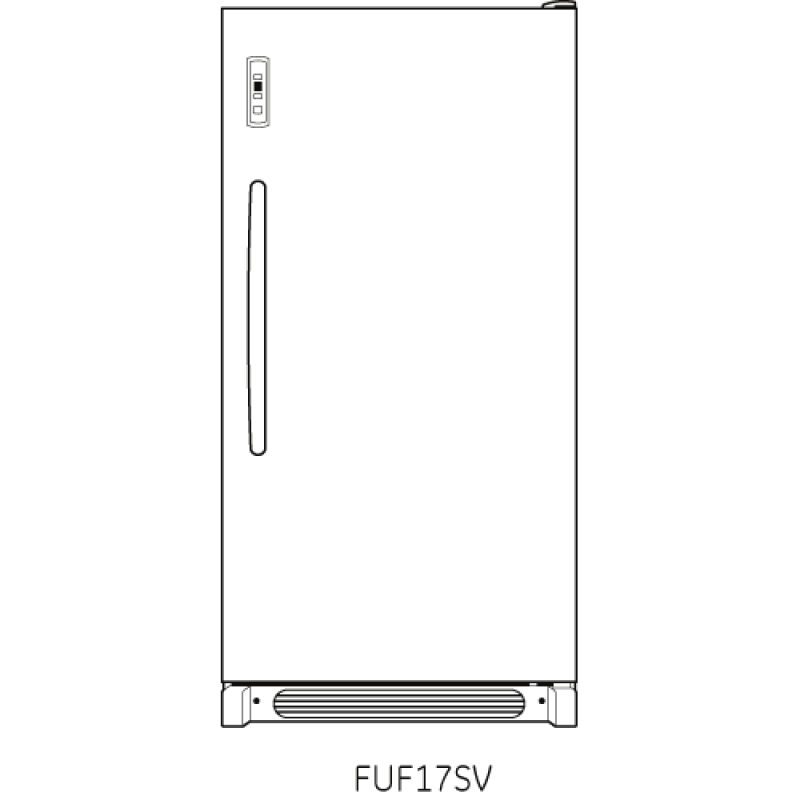 16.6 Cu. Ft. Frost-Free Upright Freezer FUF17DHRWW, product image 6 of 6