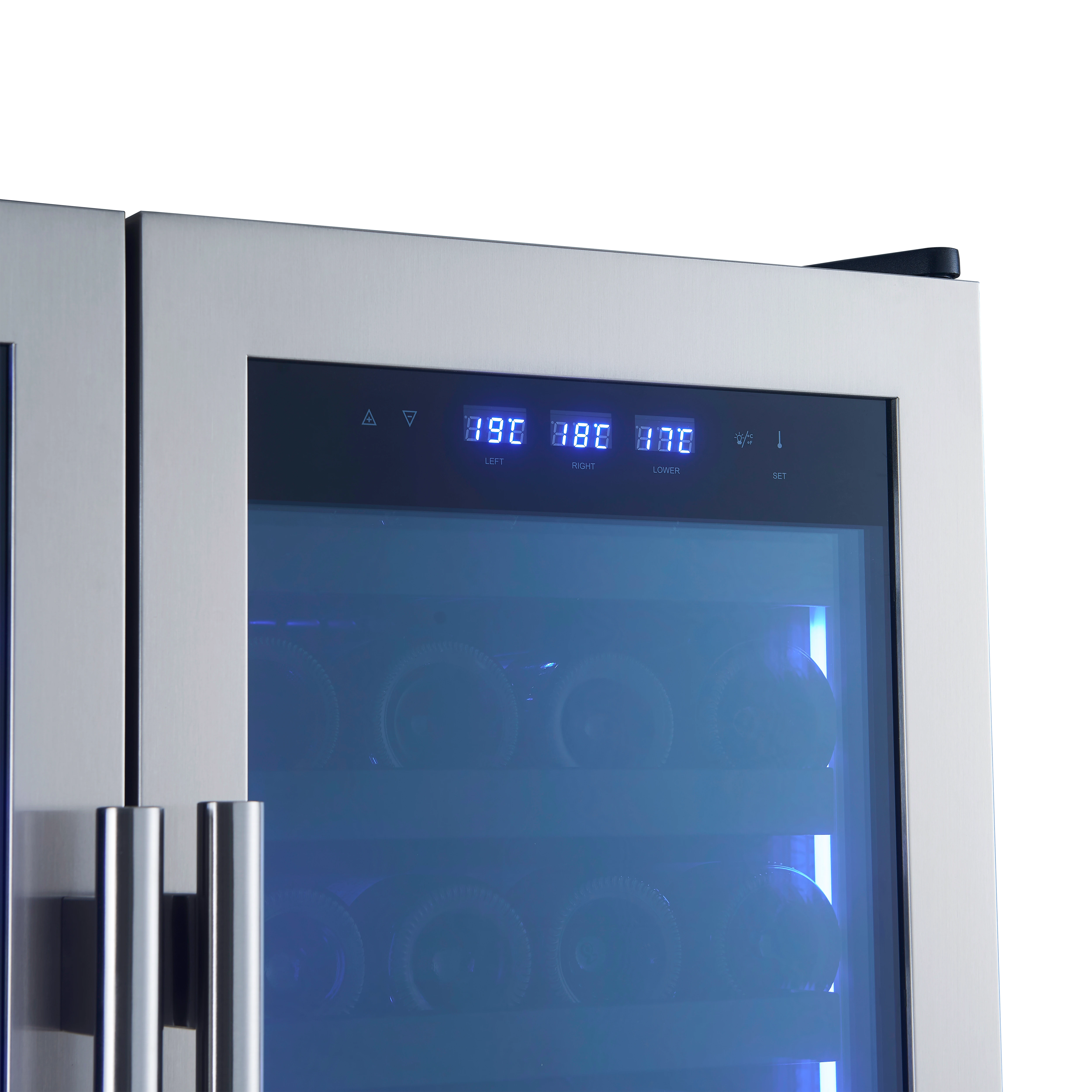 Campania 32-Inch Wine Cooler, , Dual Wine Zones, Two Beverage Drawers, 17.7 cu.ft FWCDR663532S