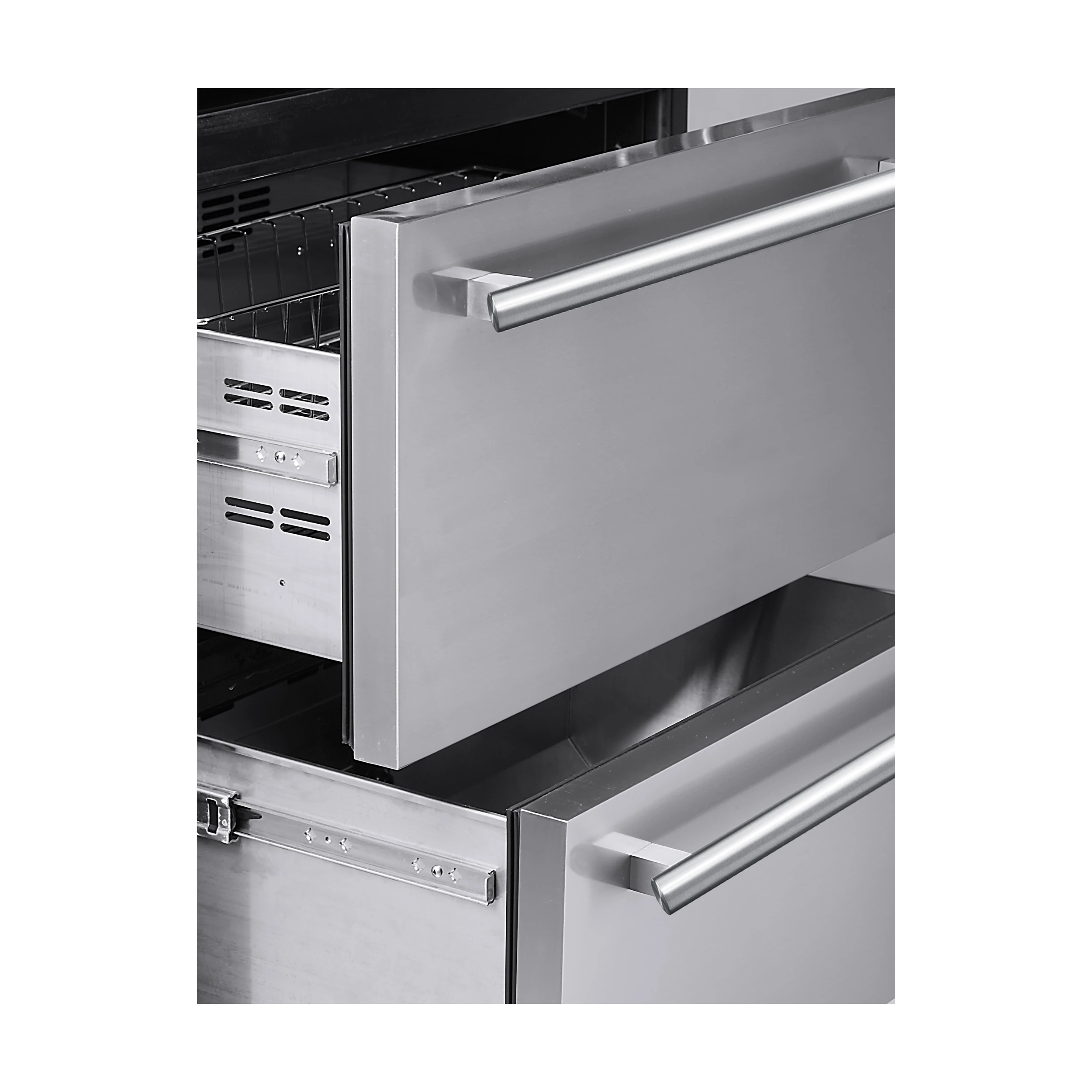 Capraia 30-Inch Dual Temperature Zone Wine Cooler, Up to 144 Bottles, Two Refrigerated Drawers, Adjustable Temperature Zones FWCDR666130S