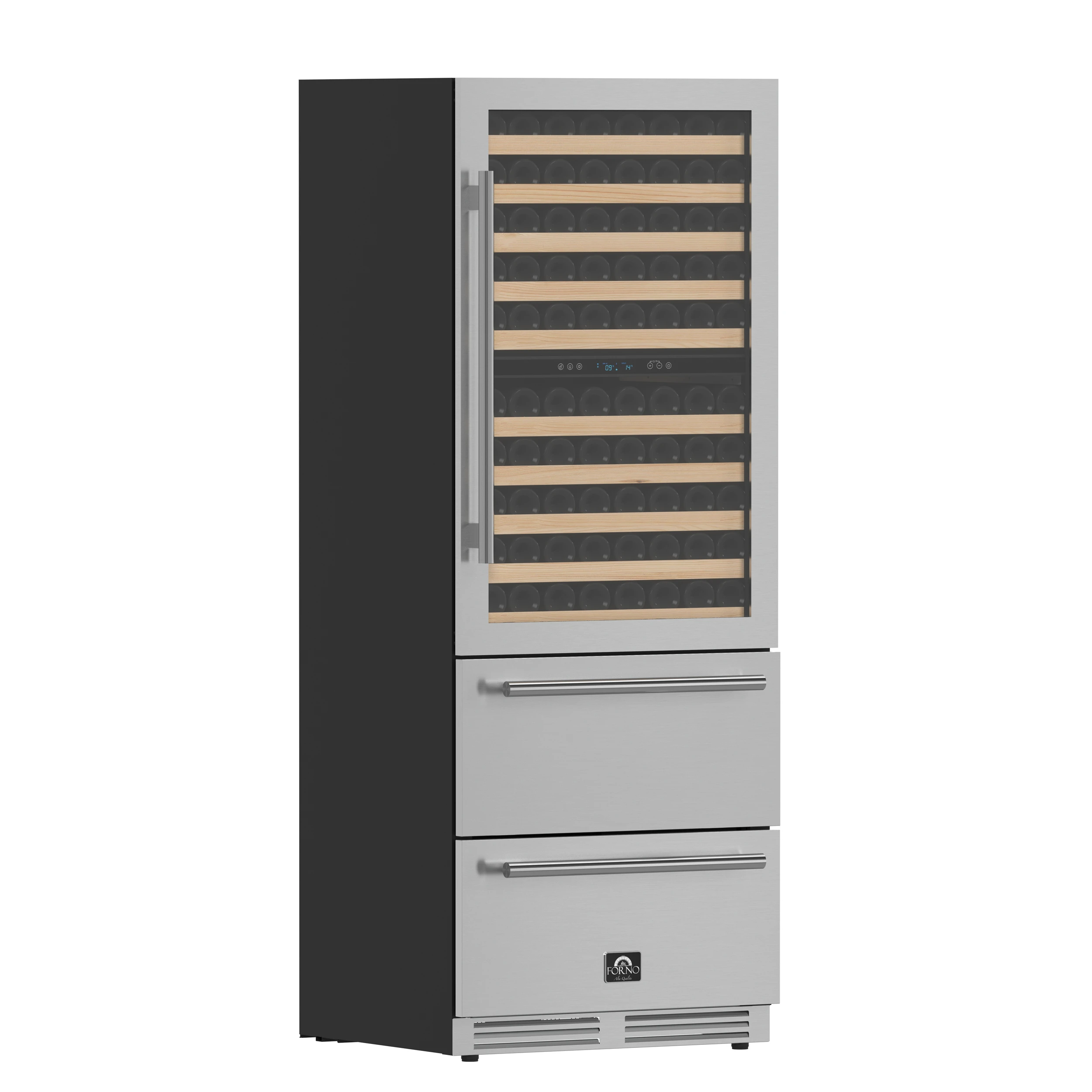 Celano 30-Inch Dual Zone Wine Cooler and Beverage Cooler, 21.3 cu.ft, FWCDR669730S