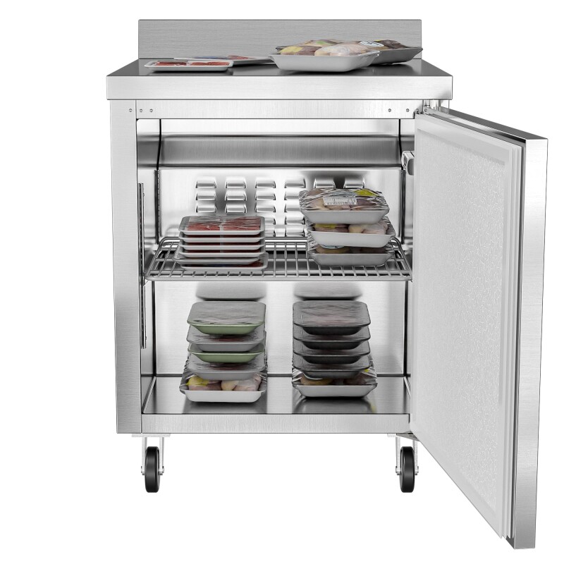 27 in. One-Door Worktop Freezer With 3.5 in. Backsplash - 6.3 Cu Ft FWT1D6C