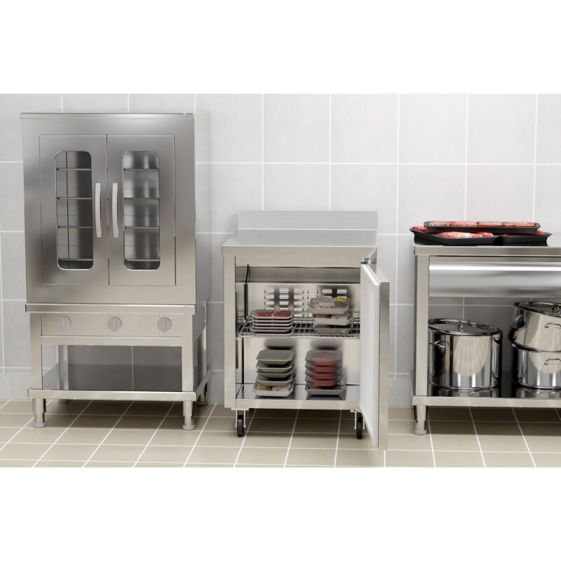 27 in. One-Door Worktop Freezer With 3.5 in. Backsplash - 6.3 Cu Ft FWT1D6C