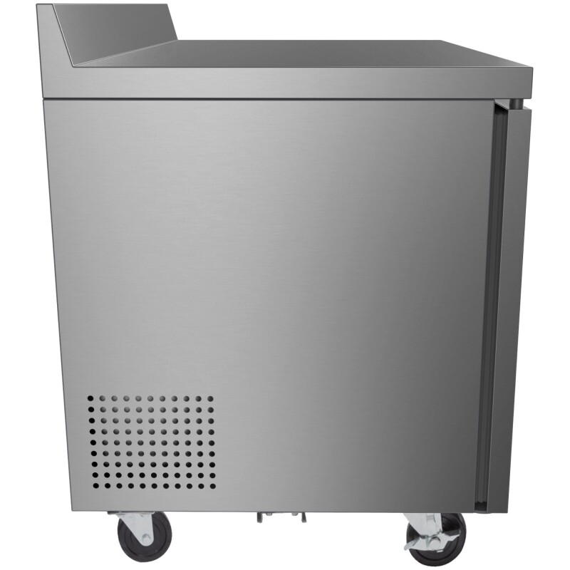 48 in. Stainless Steel Two-Door Worktop Commercial Freezer with 3.5 in. Backsplash, 12 cu. ft FWT2D12C