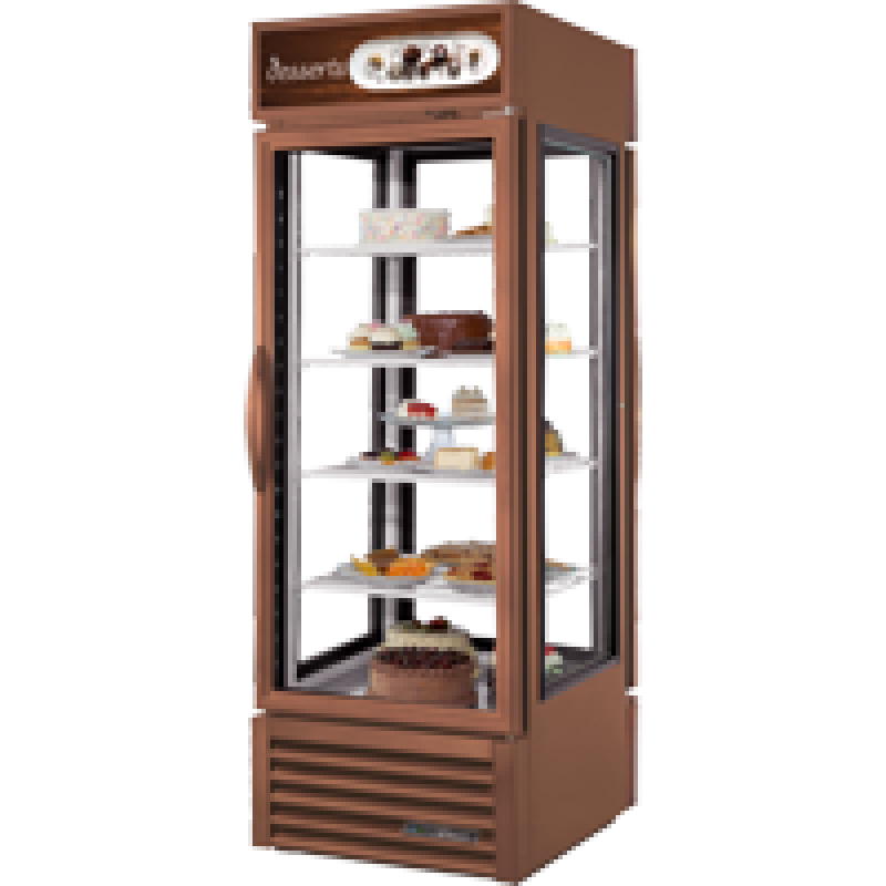 27 1/2" 4-shelf Glass Door Merchandiser G4SM23PTHCTSL01