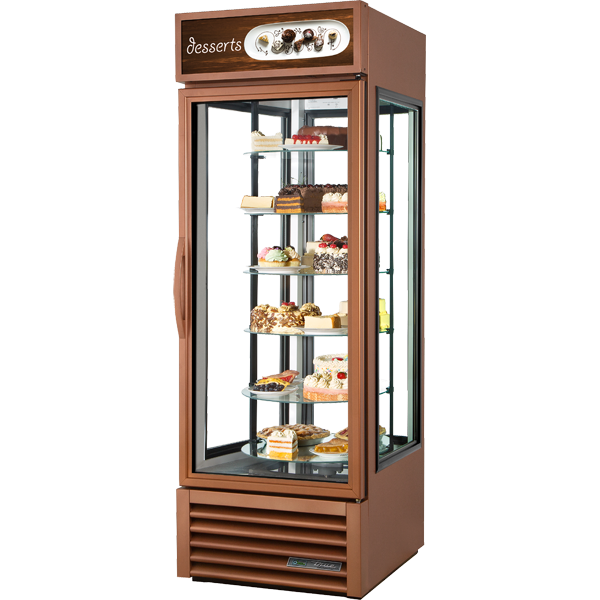 Swing Door Rotating Glass Shelf Refrigerator with Hydrocarbon Refrigerant~True Standard Look Version 01 G4SM23RGSHCTSL01
