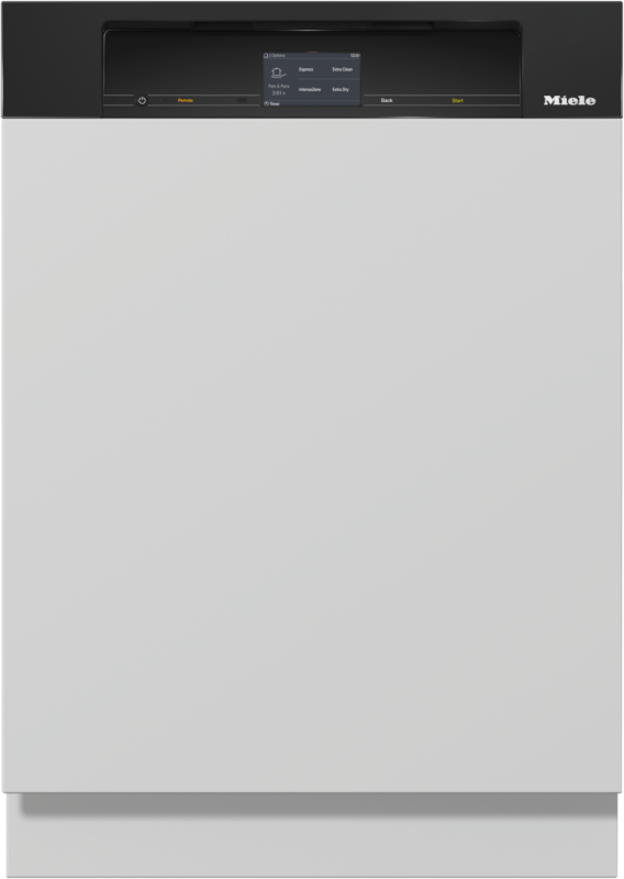Semi‑integrated dishwasher - the all-rounder for highest demands. G7916SCI