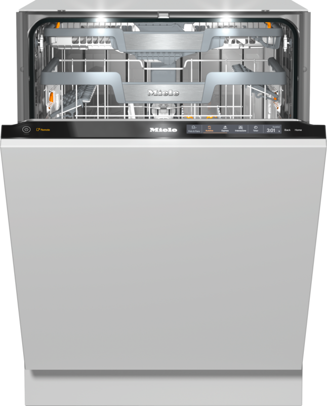 Fully integrated dishwashers – the all-rounder for handleless kitchen designs. G7966SCVI