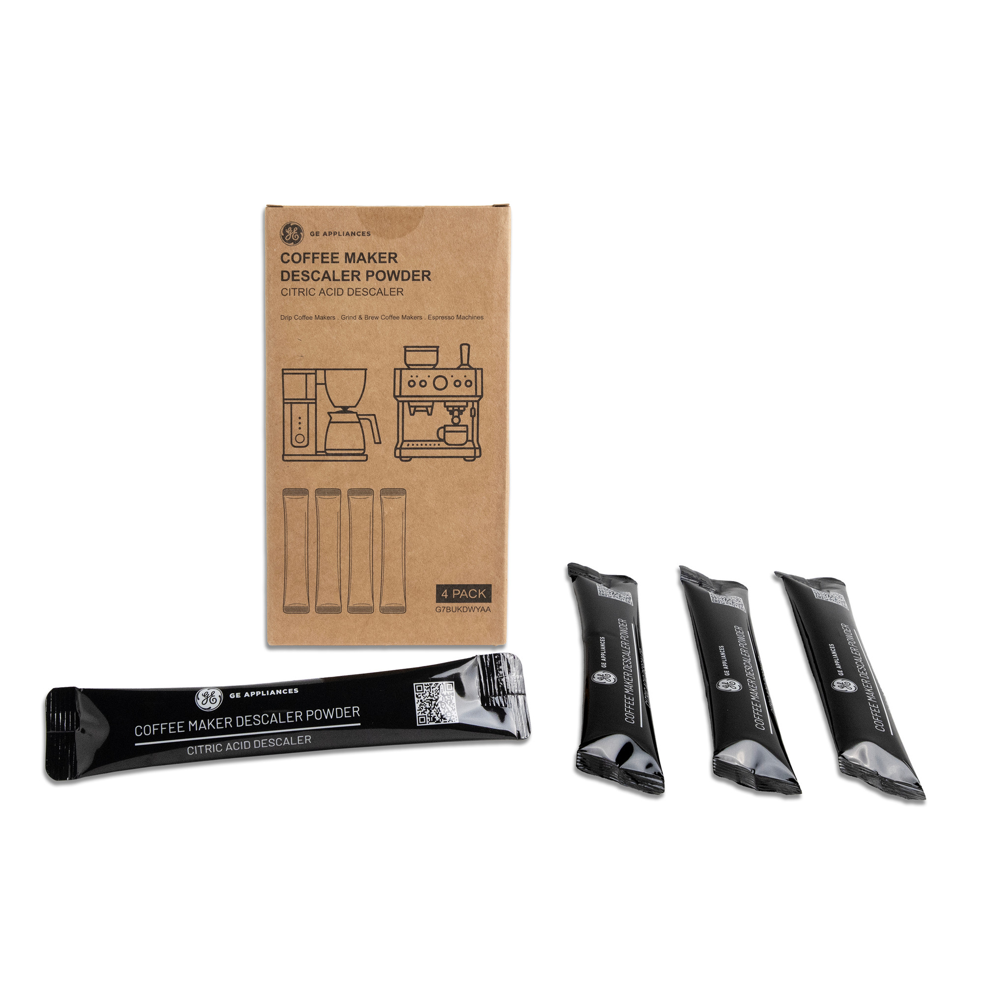Coffee Maker Descaler Powder 4 Pack G7BUKDWYAA
