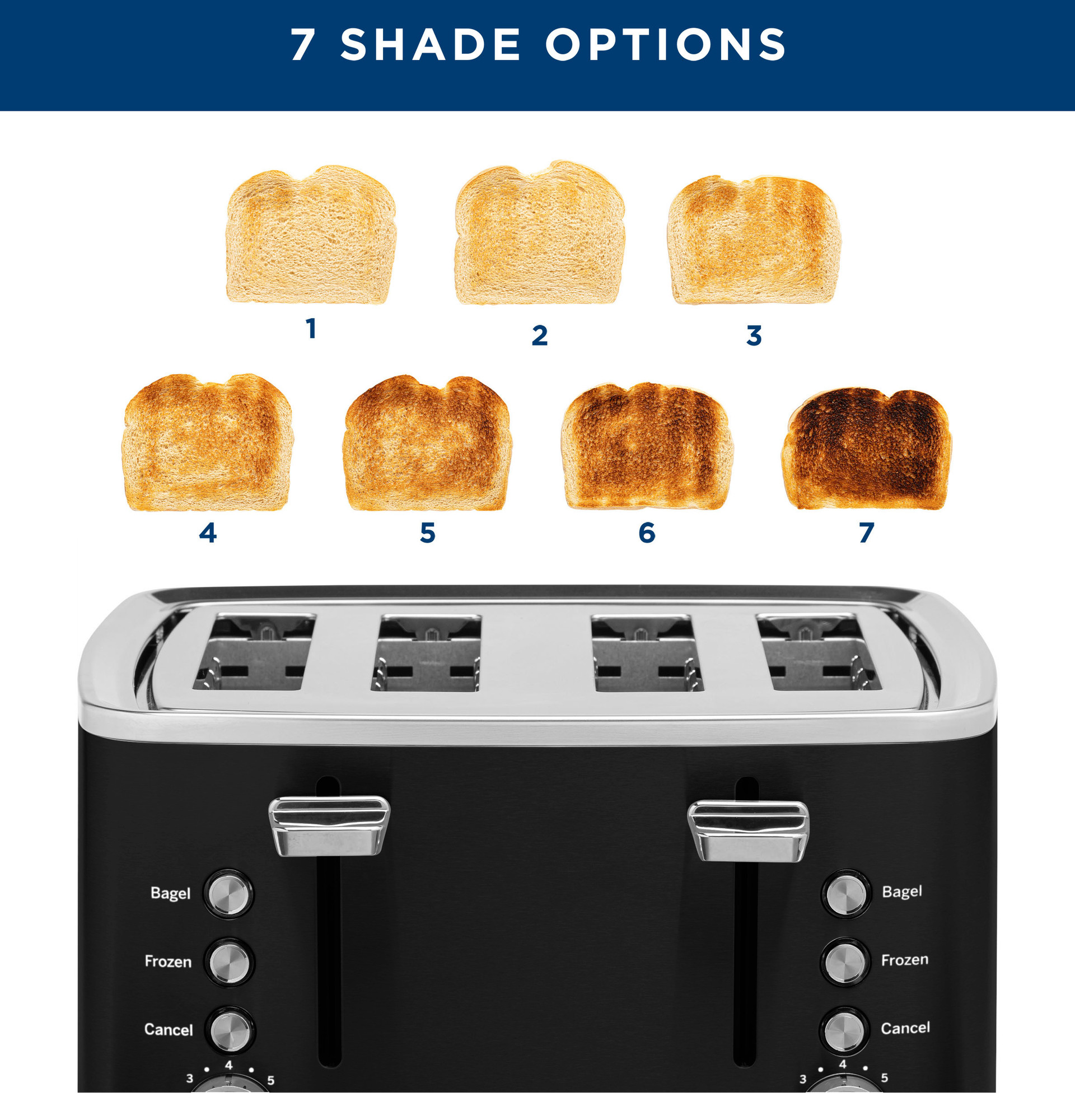 GE 4-Slice Toaster G9TMA4SGYBL