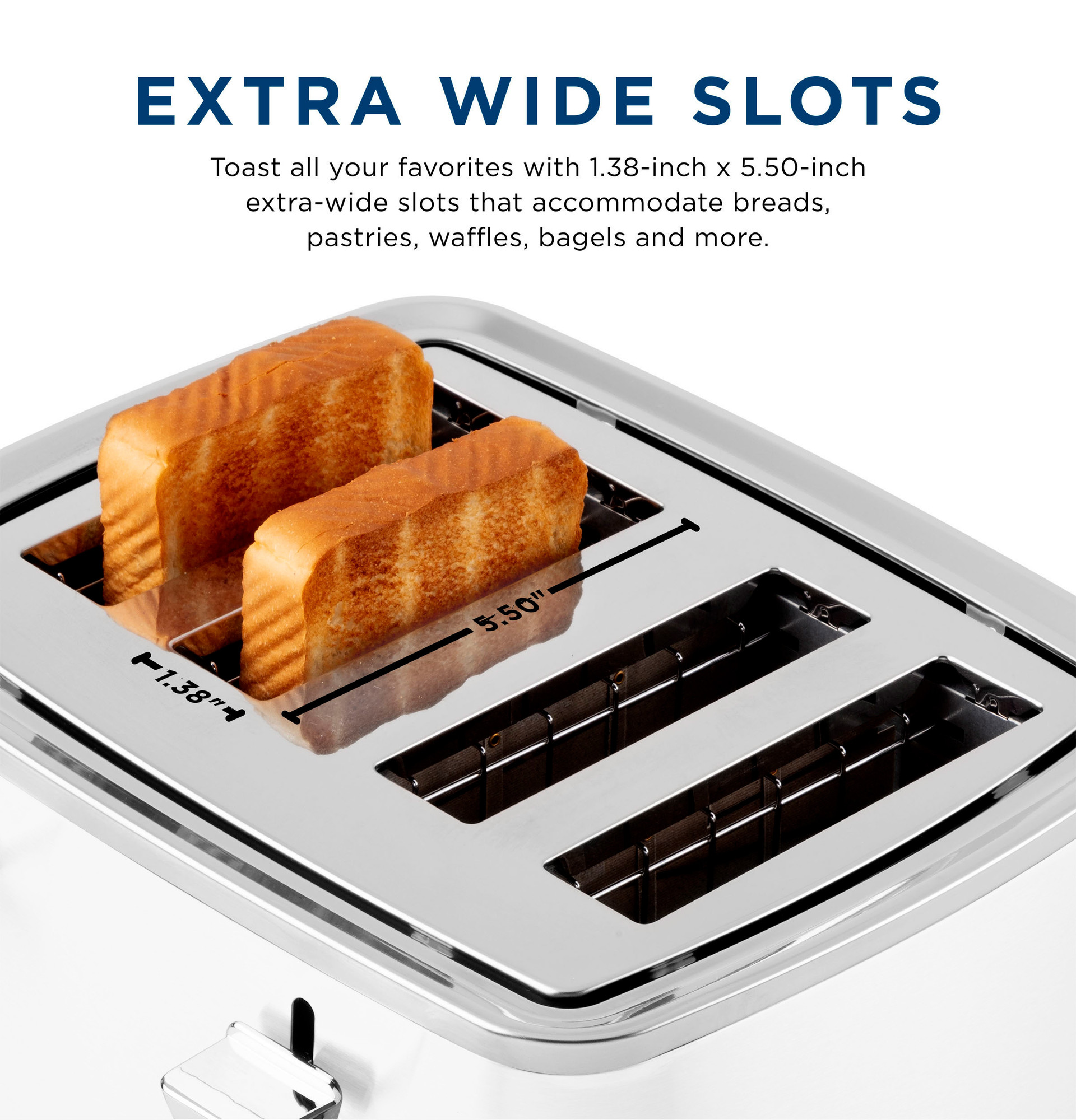 GE 4-Slice Toaster G9TMA4SGYWH