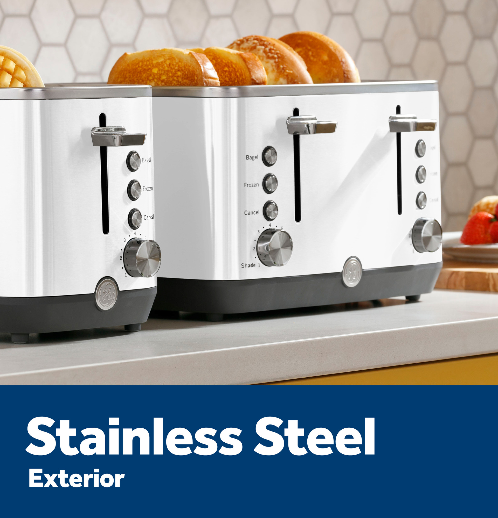 GE 4-Slice Toaster G9TMA4SGYWH