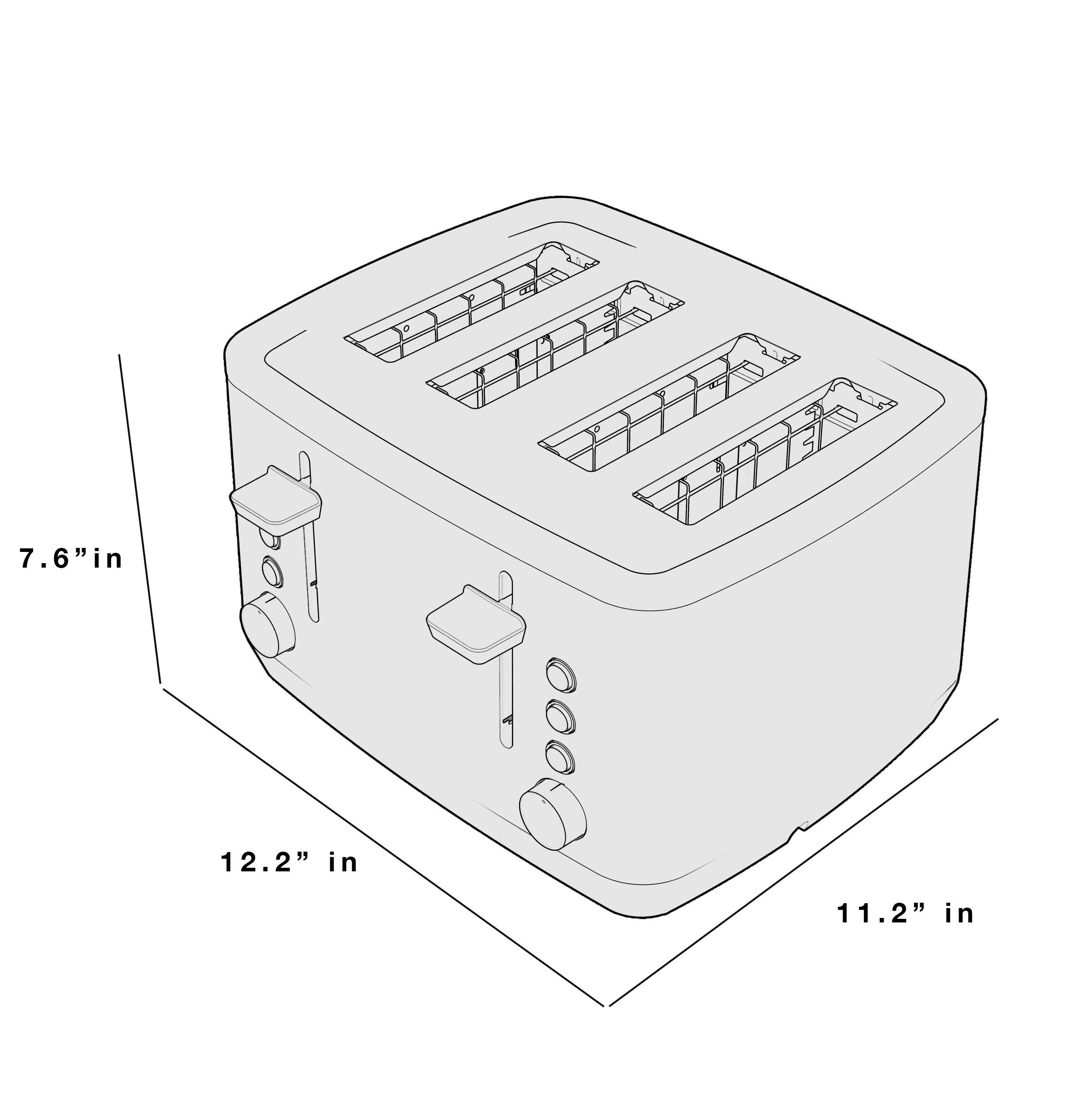 4-Slice Toaster G9TMA4SSPSS