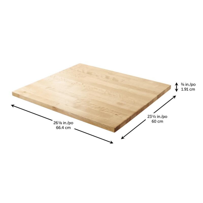 27" Hardwood Top GAAC27HWGX