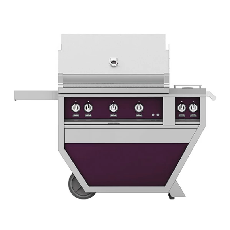 36" Hestan Outdoor Deluxe Grill with Double Side Burner GABR36CX2NGGG