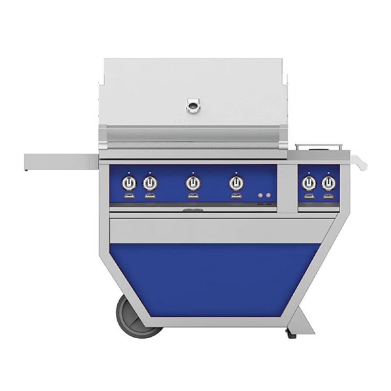 36" Hestan Outdoor Deluxe Grill with Double Side Burner GABR36CX2NGGG