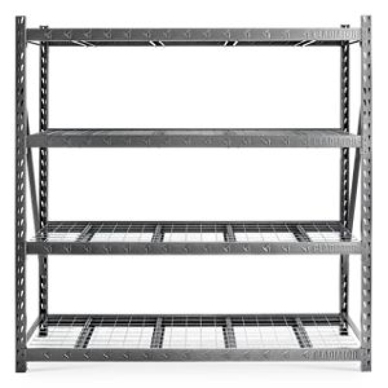 90" x 90" Heavy Duty Mega Rack with Four Adjustable Shelves GARA904XIG