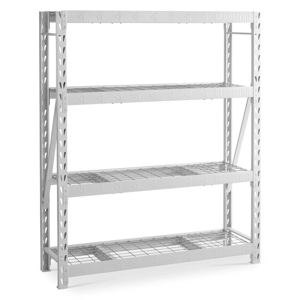 60" Wide Heavy Duty Rack with Four 18" Deep Shelves GARS604TKW