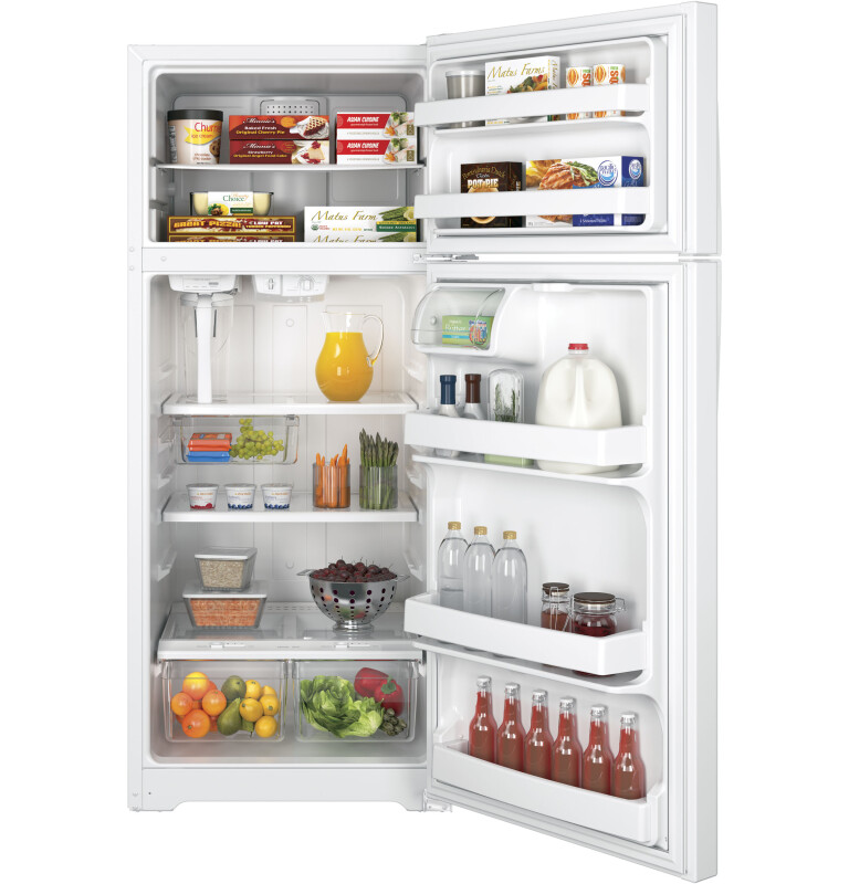 17.5 Cu. Ft. Top-Freezer Refrigerator with Autofill Pitcher GAS18PGJWW