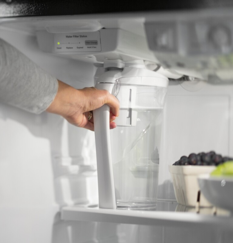 17.5 Cu. Ft. Top-Freezer Refrigerator with Autofill Pitcher GAS18PGJWW