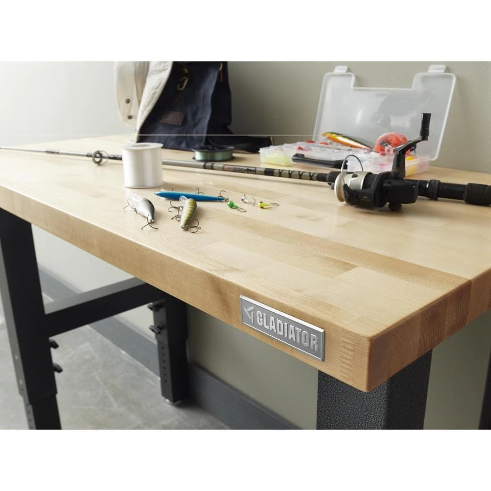4' Adjustable Height Hardwood Workbench GAWB04HWEG