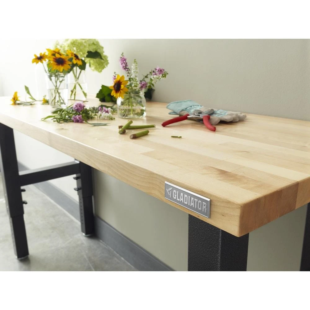 4' Adjustable Height Hardwood Workbench GAWB04HWEG