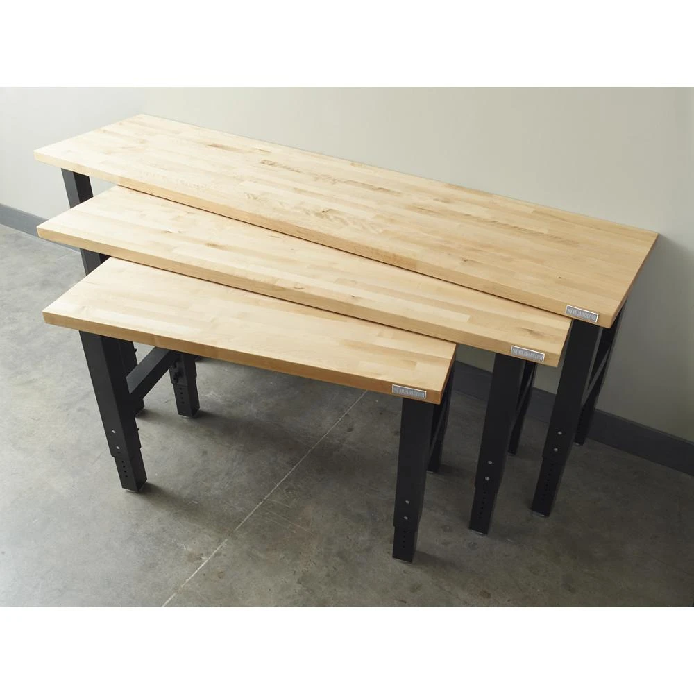 4' Adjustable Height Hardwood Workbench GAWB04HWEG
