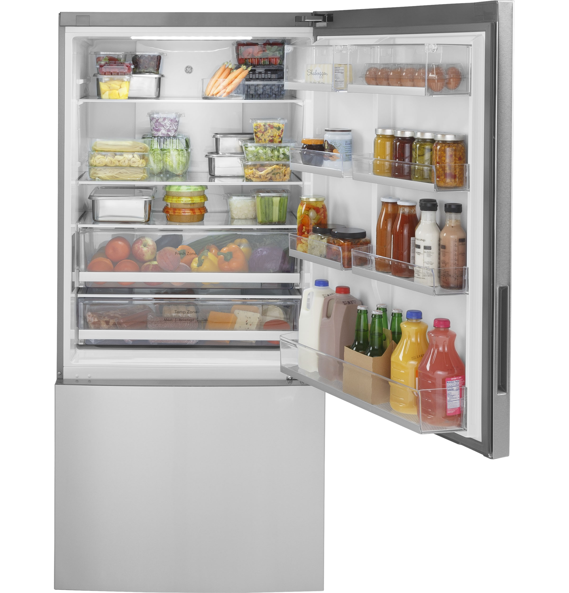 17.7 Cu. Ft. Counter-Depth Bottom-Freezer Refrigerator view 15
