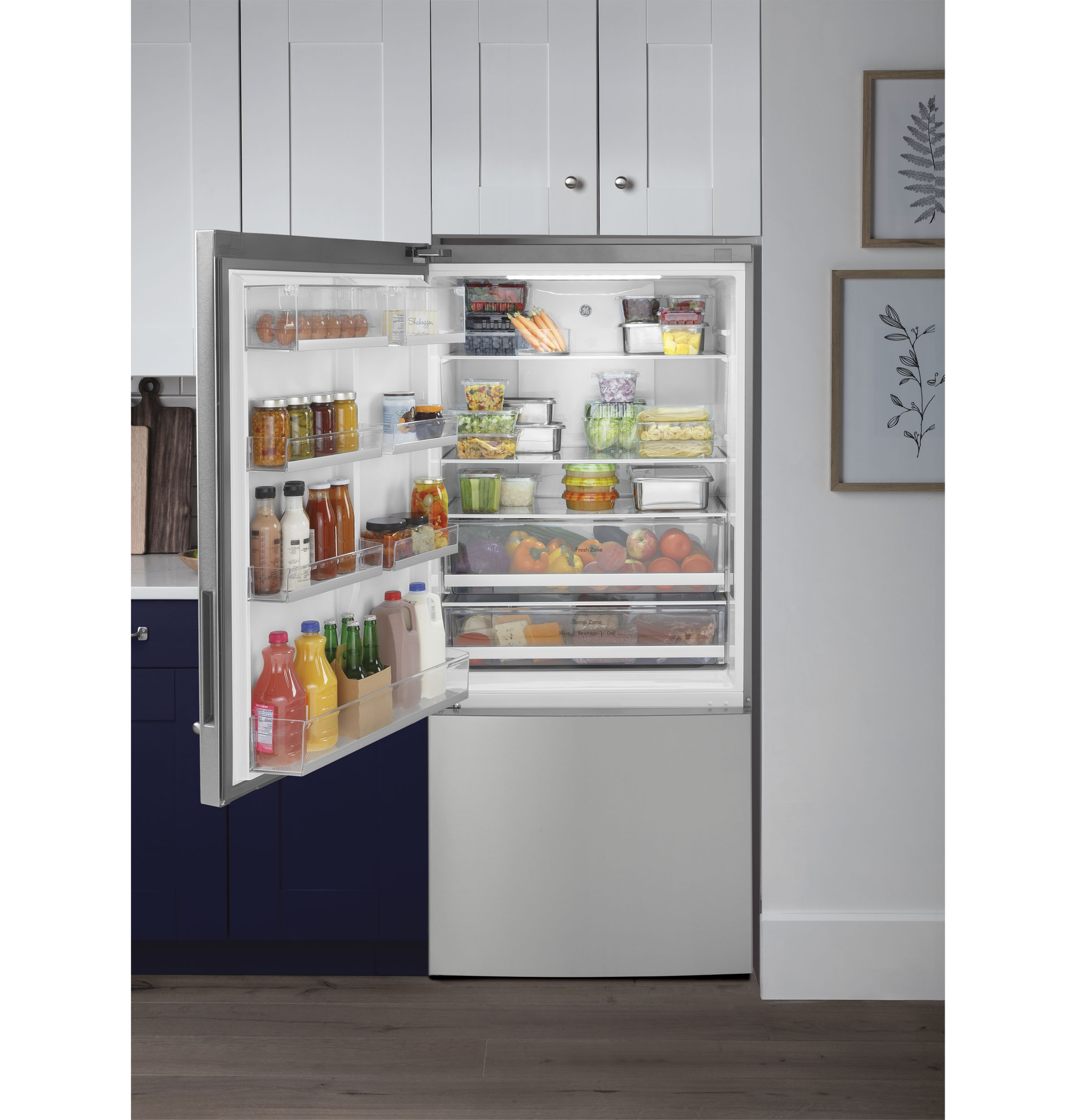 17.7 Cu. Ft. Counter-Depth Bottom-Freezer Refrigerator view 13