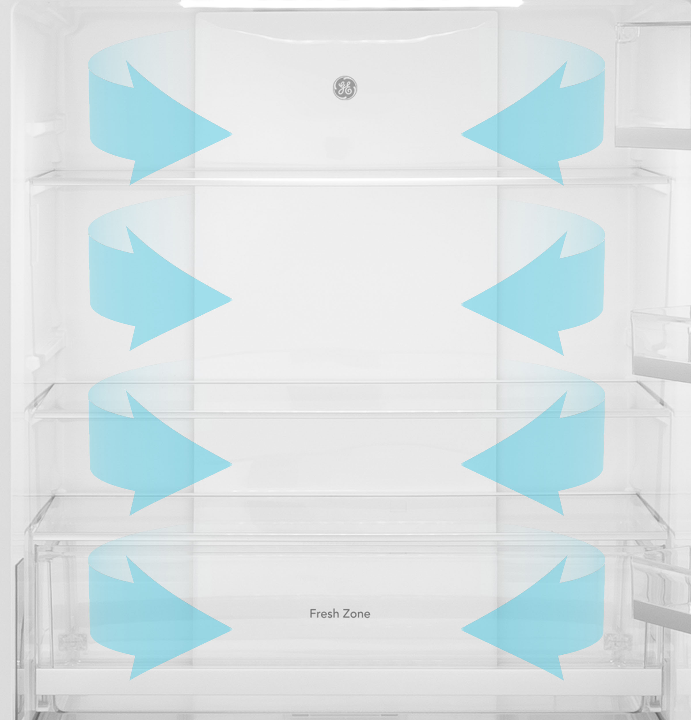 17.7 Cu. Ft. Counter-Depth Bottom-Freezer Refrigerator view 7