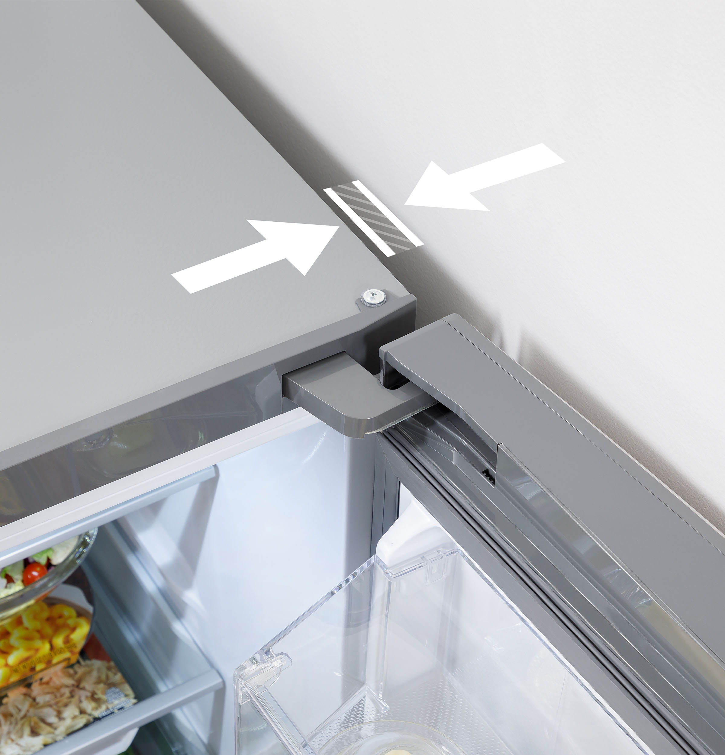 17.7 Cu. Ft. Counter-Depth Bottom-Freezer Refrigerator view 5
