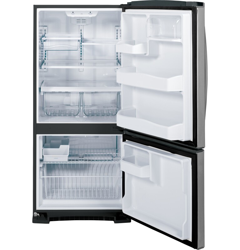 20.3 Cu. Ft. Bottom-Freezer Refrigerator GBE20ESESS, product image 3 of 10