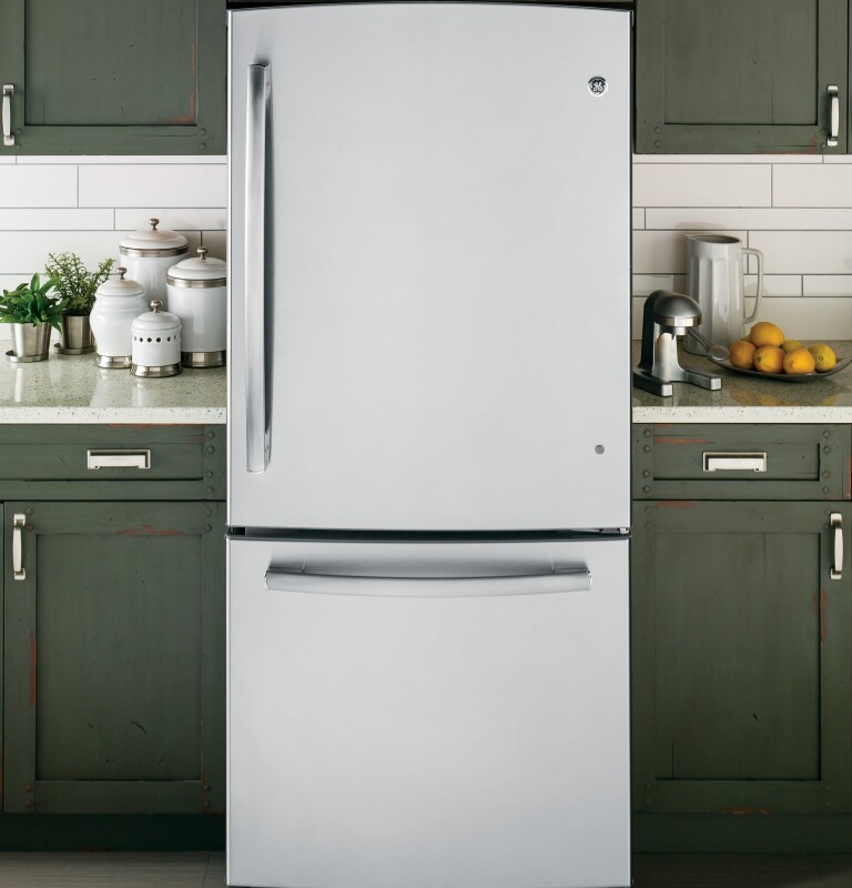 20.3 Cu. Ft. Bottom-Freezer Refrigerator GBE20ESESS, product image 5 of 10