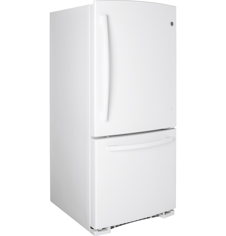 20.3 Cu. Ft. Bottom-Freezer Refrigerator GBE20ETEWW, product image 4 of 12