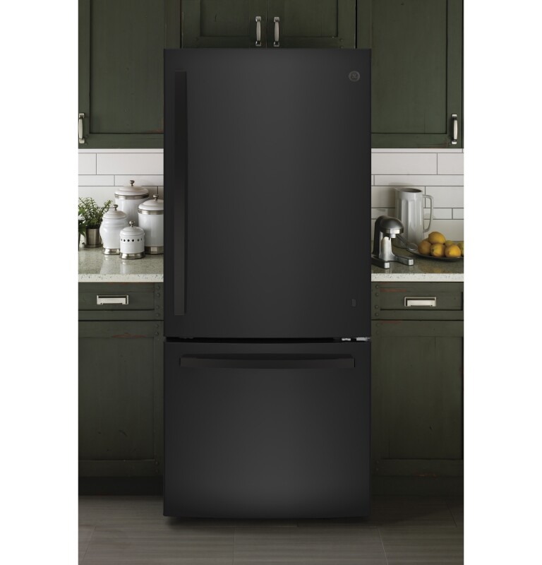 21.0 Cu. Ft. Bottom-Freezer Refrigerator GBE21DGKBB, product image 5 of 7
