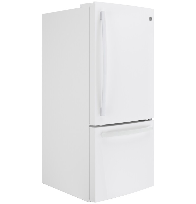 21.0 Cu. Ft. Bottom-Freezer Refrigerator GBE21DGKWW, product image 4 of 7