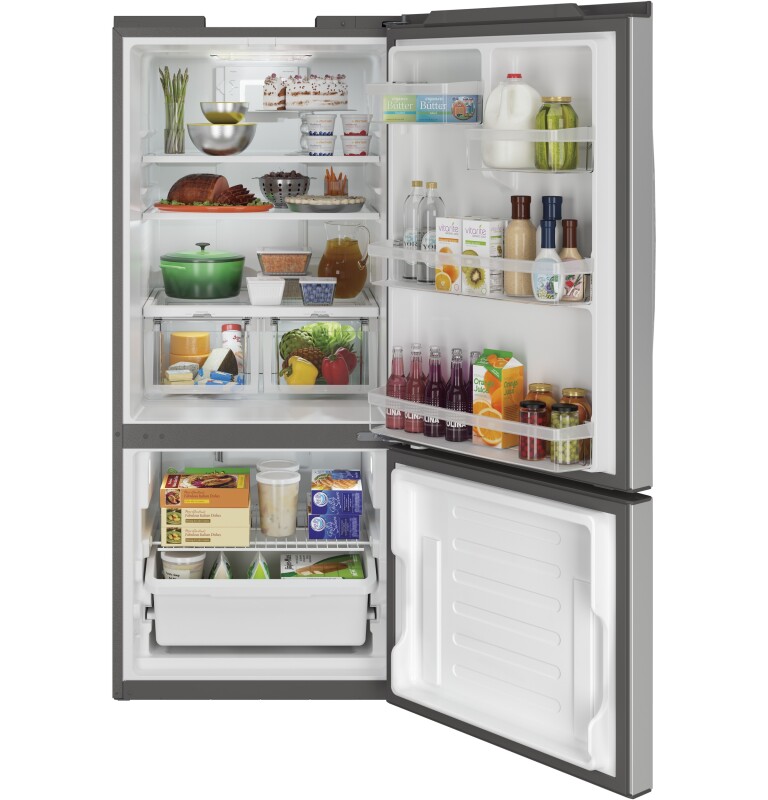 Adjustable glass shelves