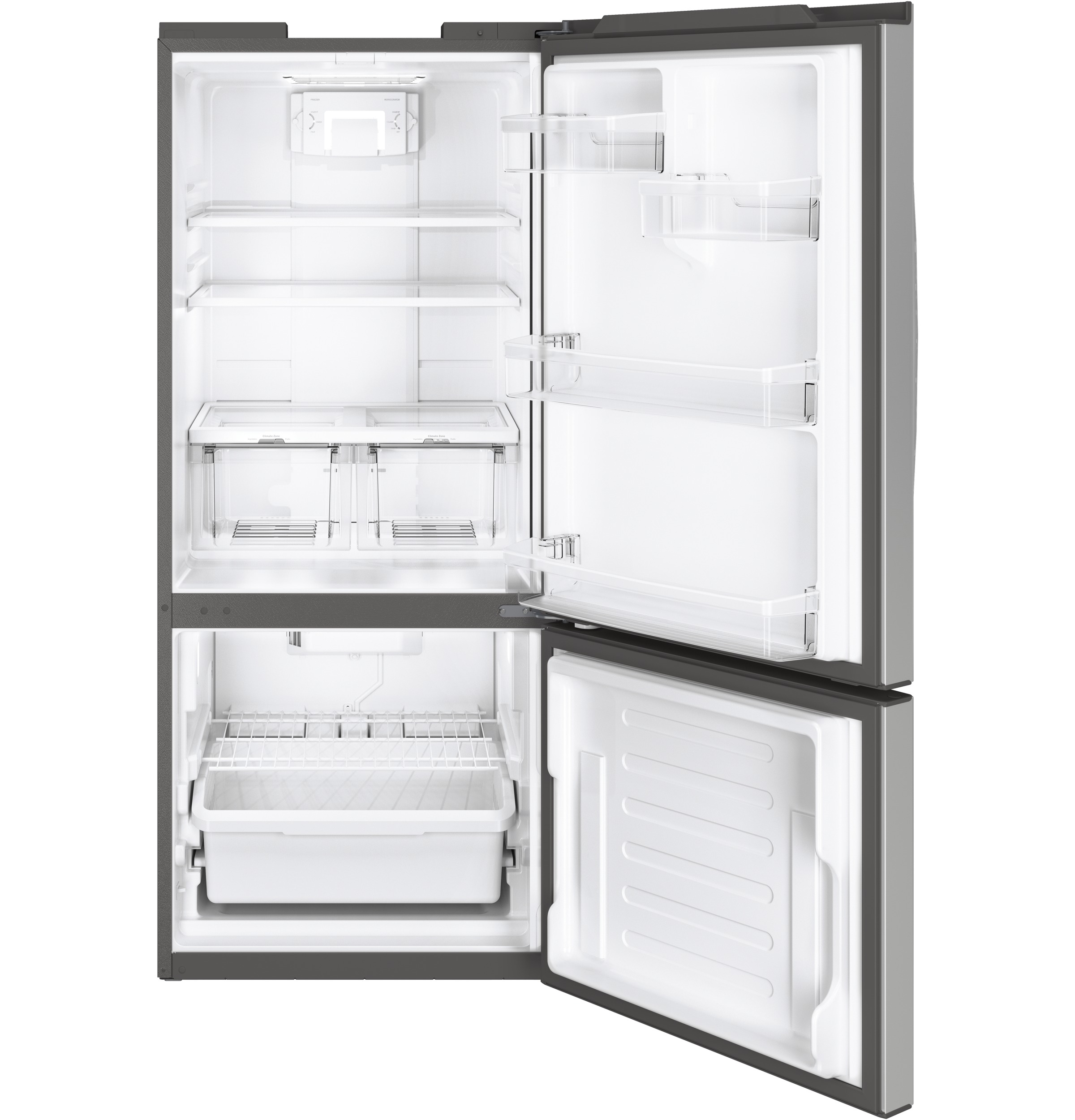 20.9 Cu. Ft. Bottom-Freezer Refrigerator view 2