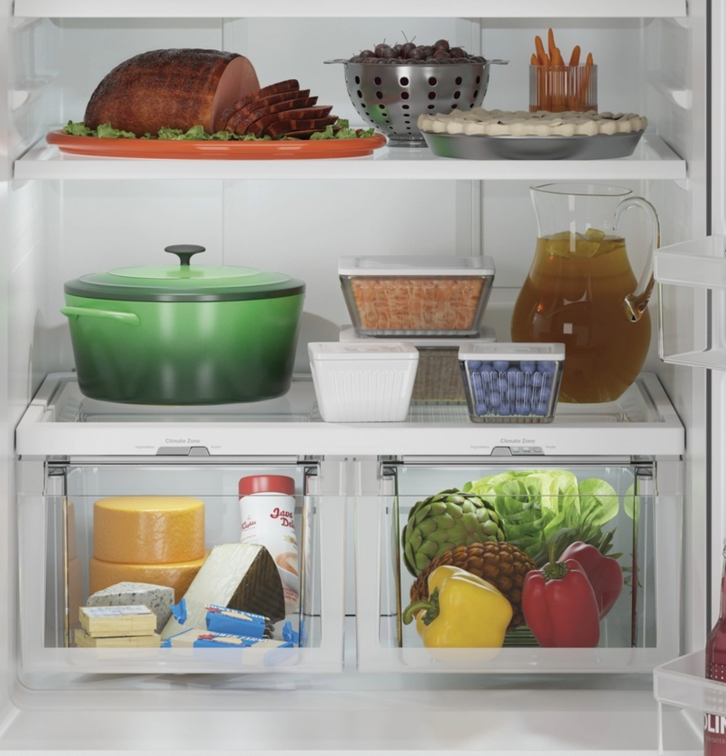 20.9 Cu. Ft. Bottom-Freezer Refrigerator view 4